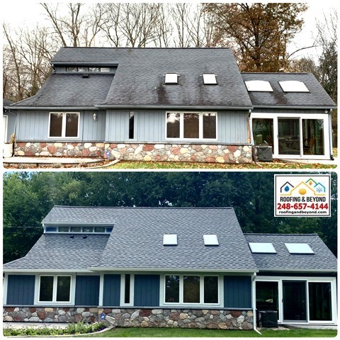 New GAF Timberline Ultra HD Shingles Pewter Gray Installed in Lake Orion, MI 