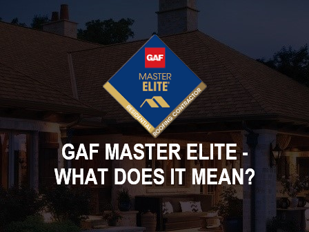 GAF Master Elite What Does It Mean